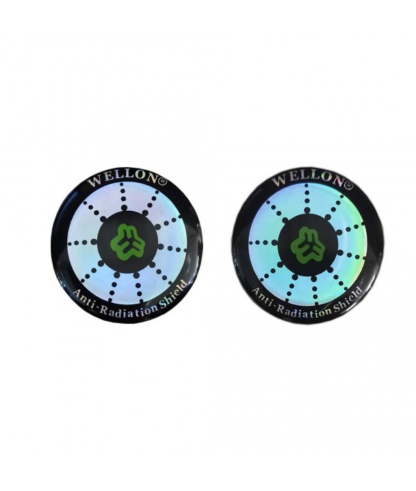 Wellon Anti-Chip Anti-Radiation Sticker/Patch/Shield for Mobile Laptop PC TV (Pack of 2)